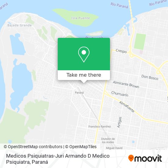 Medicos Psiquiatras-Juri Armando D Medico Psiquiatra map