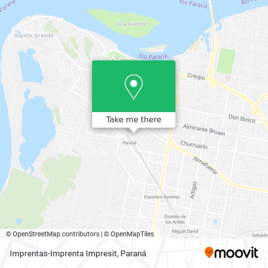 Imprentas-Imprenta Impresit map
