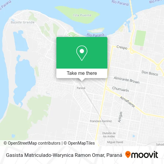 Mapa de Gasista Matriculado-Warynica Ramon Omar
