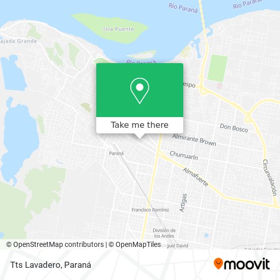 Mapa de Tts Lavadero
