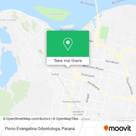 Florio Evangelina Odontologa map