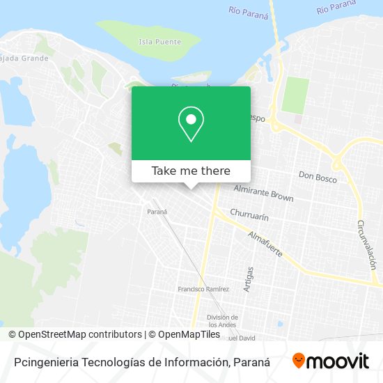 Pcingenieria Tecnologías de Información map