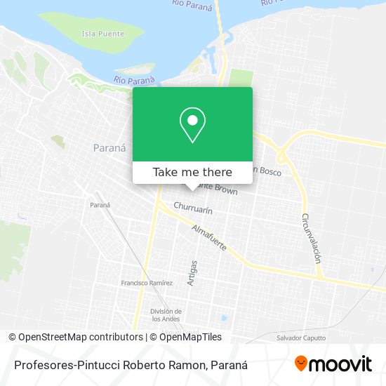 Profesores-Pintucci Roberto Ramon map