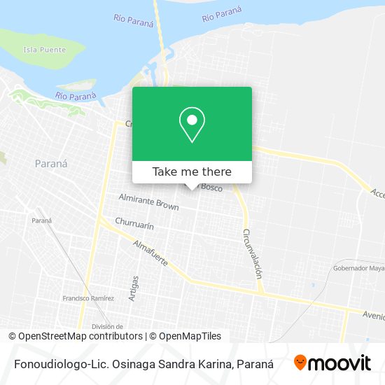 Mapa de Fonoudiologo-Lic. Osinaga Sandra Karina