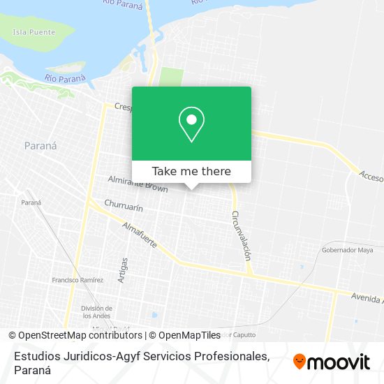 Mapa de Estudios Juridicos-Agyf Servicios Profesionales