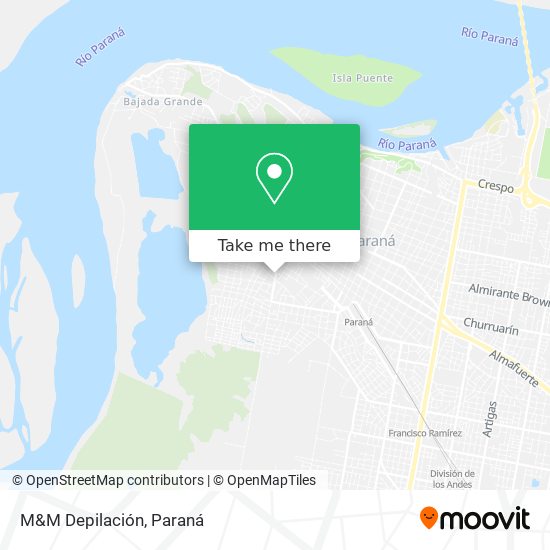 Mapa de M&M Depilación
