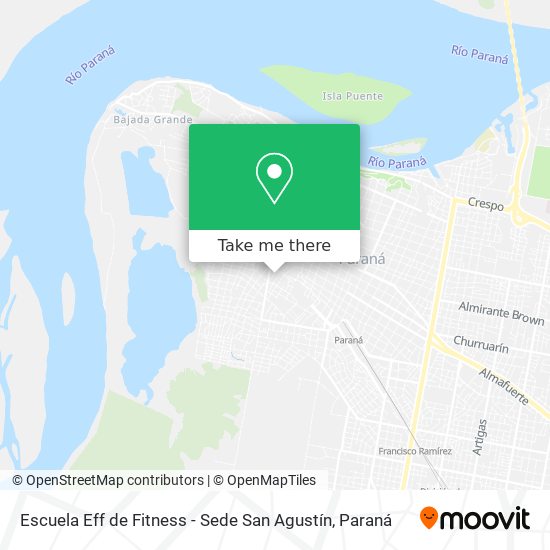 Escuela Eff de Fitness - Sede San Agustín map