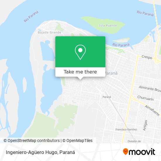 Mapa de Ingeniero-Agüero Hugo