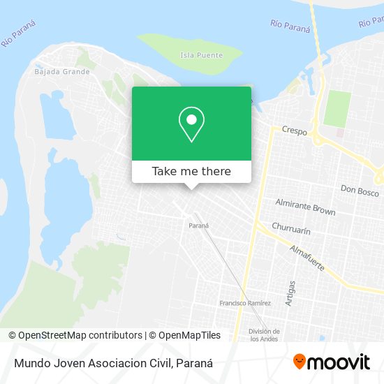 Mapa de Mundo Joven Asociacion Civil