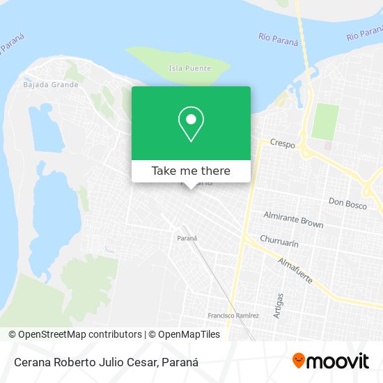 Cerana Roberto Julio Cesar map