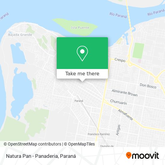Natura Pan - Panaderia map