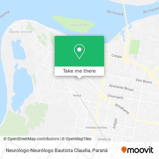 Neurólogo-Neurólogo Bautista Claudia map