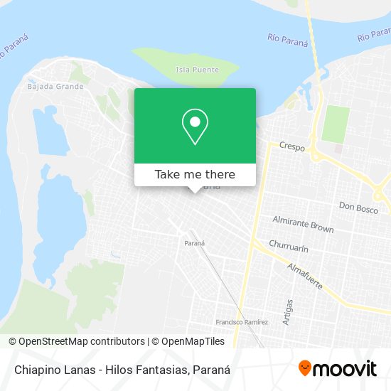 Chiapino Lanas - Hilos Fantasias map