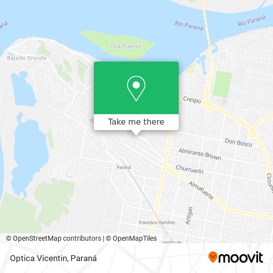 Mapa de Optica Vicentin