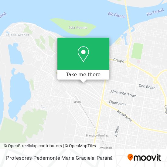 Profesores-Pedemonte Maria Graciela map