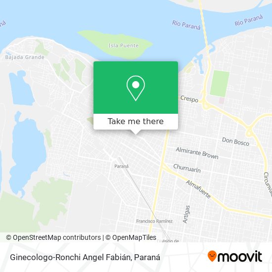 Ginecologo-Ronchi Angel Fabián map