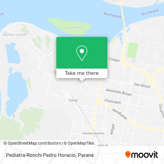 Pediatra-Ronchi Pedro Horacio map