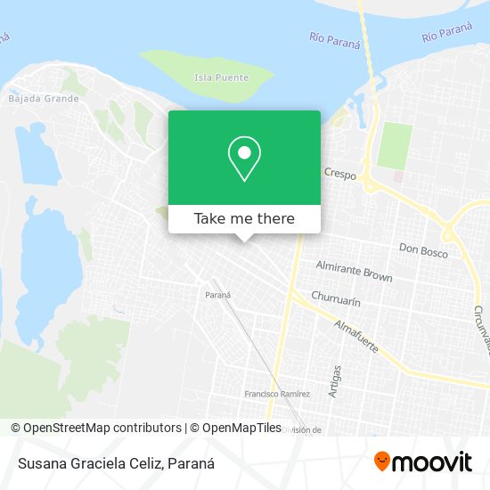 Susana Graciela Celiz map