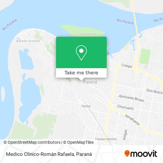 Medico Clinico-Román Rafaela map