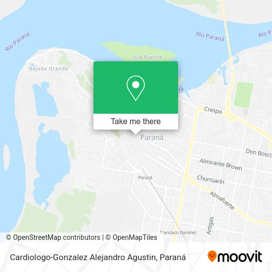 Mapa de Cardiologo-Gonzalez Alejandro Agustin