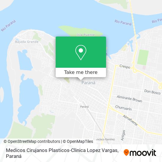 Mapa de Medicos Cirujanos Plasticos-Clinica Lopez Vargas