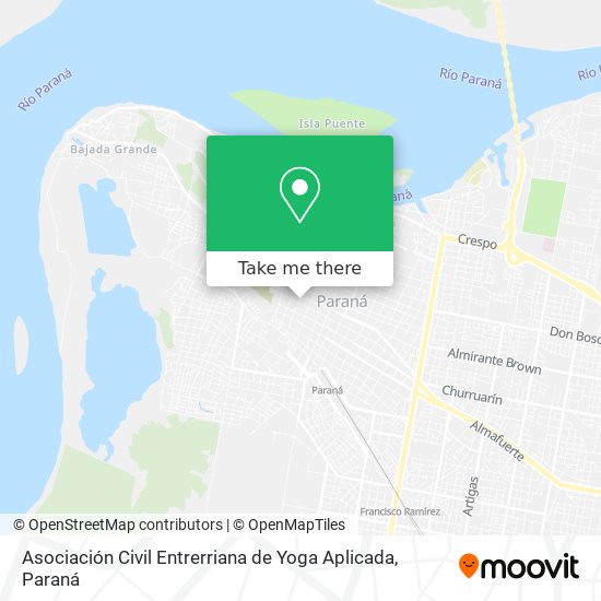 Asociación Civil Entrerriana de Yoga Aplicada map