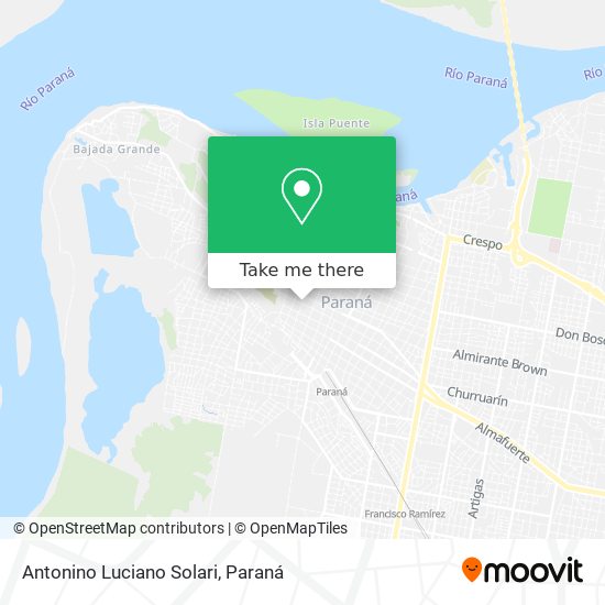 Antonino Luciano Solari map