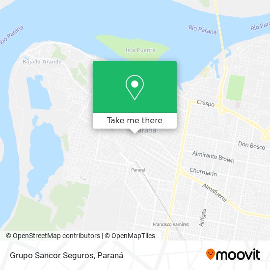 Grupo Sancor Seguros map