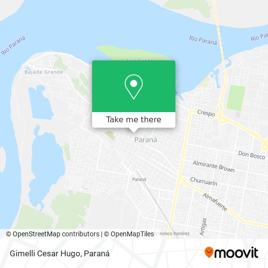 Gimelli Cesar Hugo map