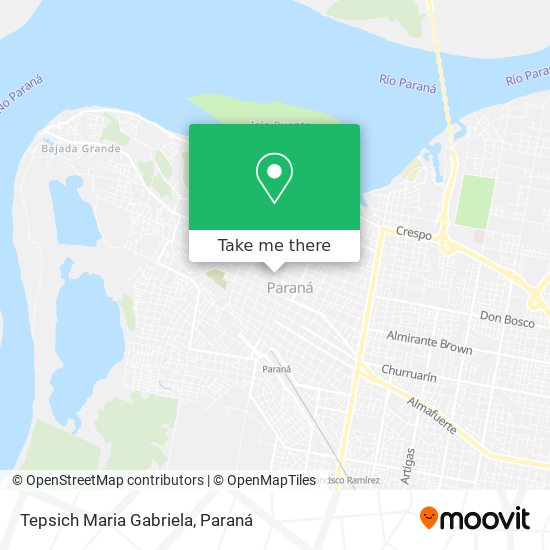 Tepsich Maria Gabriela map