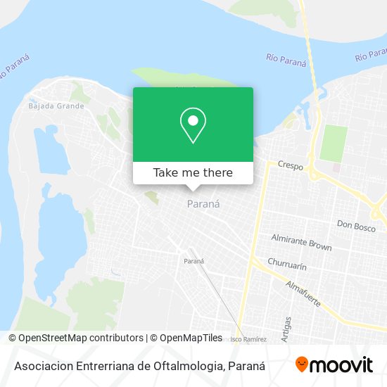 Asociacion Entrerriana de Oftalmologia map