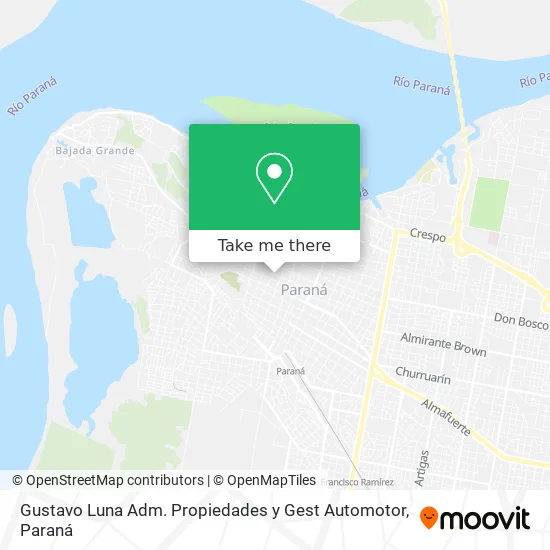 Gustavo Luna Adm. Propiedades y Gest Automotor map