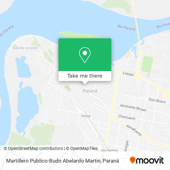 Martillero Publico-Budo Abelardo Martin map
