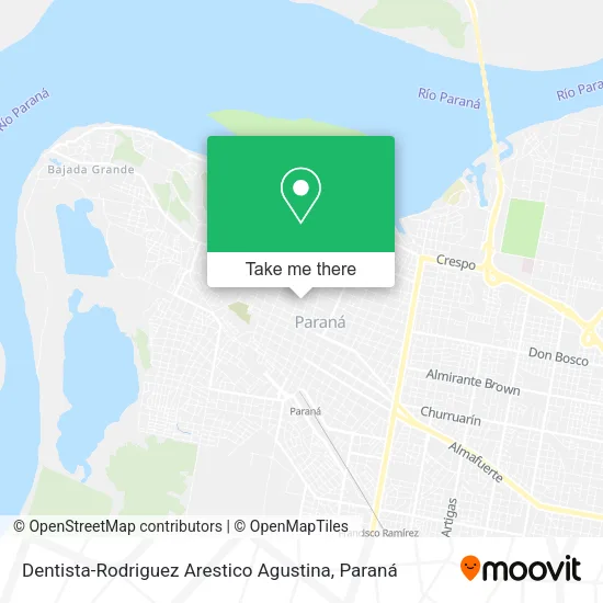 Mapa de Dentista-Rodriguez Arestico Agustina