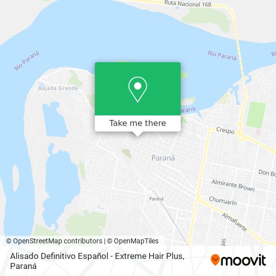 Alisado Definitivo Español - Extreme Hair Plus map