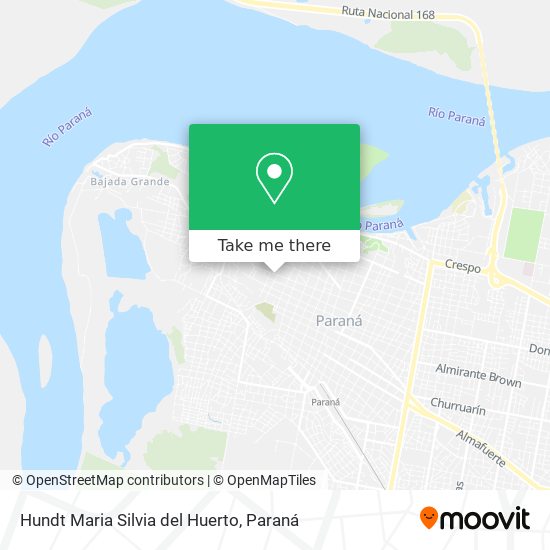 Hundt Maria Silvia del Huerto map