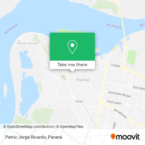 Mapa de Petric Jorge Ricardo