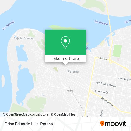 Mapa de Prina Eduardo Luis
