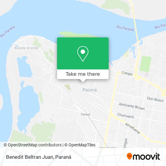 Benedit Beltran Juan map