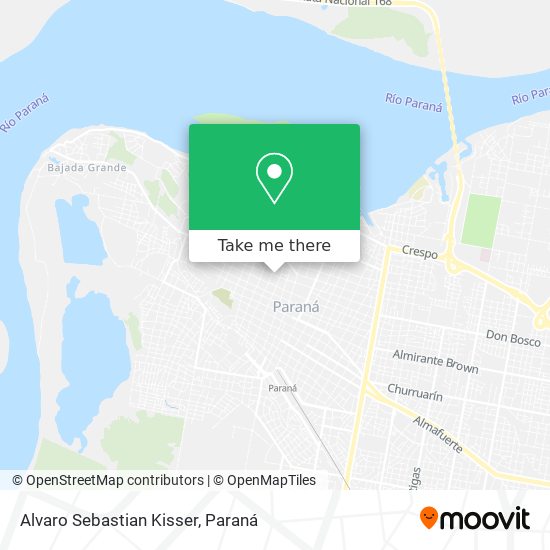 Alvaro Sebastian Kisser map