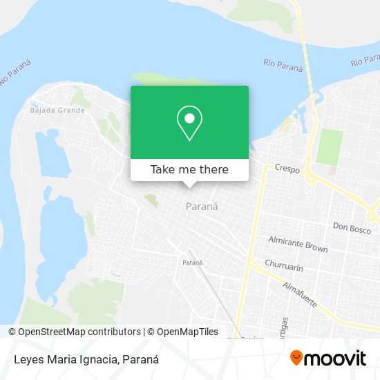 Leyes Maria Ignacia map