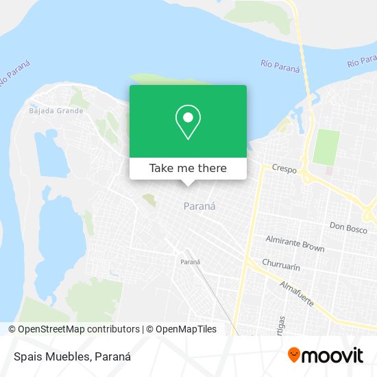 Mapa de Spais Muebles