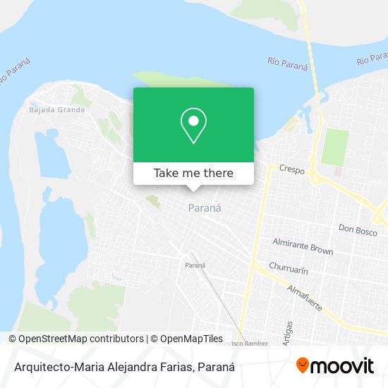 Arquitecto-Maria Alejandra Farias map