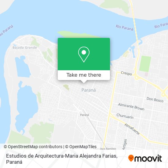 Estudios de Arquitectura-Maria Alejandra Farias map