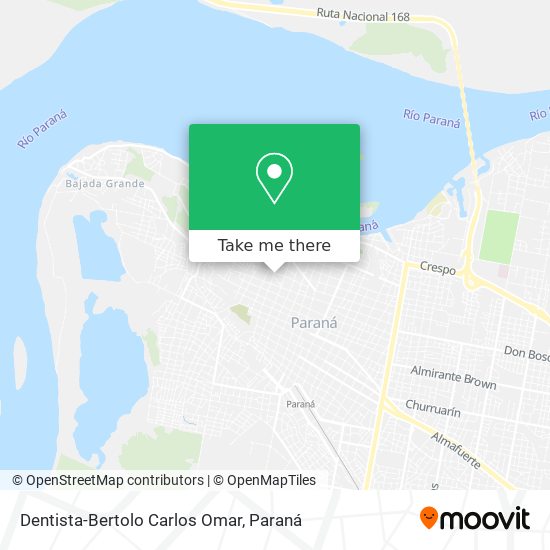 Mapa de Dentista-Bertolo Carlos Omar
