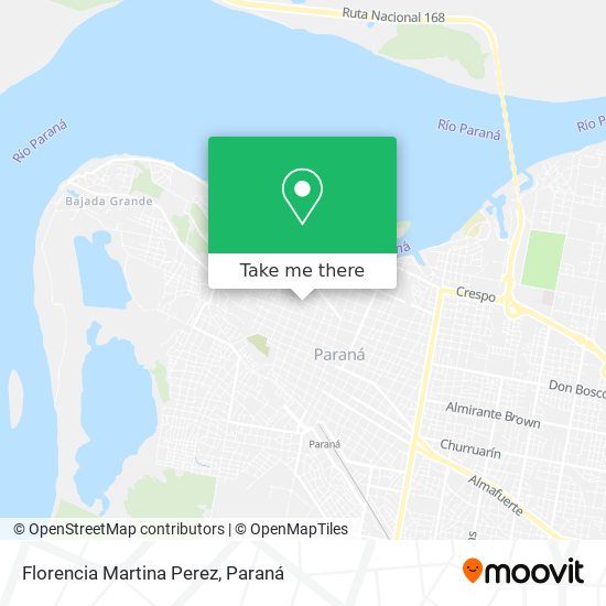 Florencia Martina Perez map