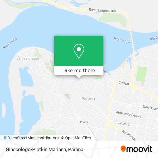 Ginecologo-Plotkin Mariana map