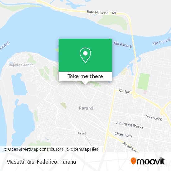 Masutti Raul Federico map