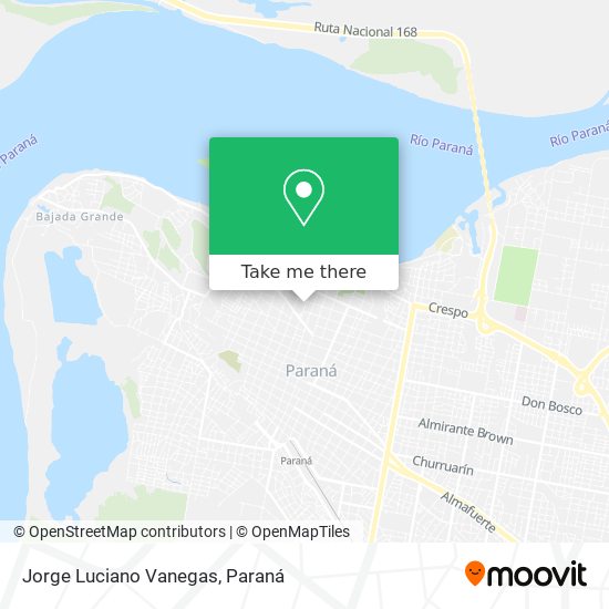 Jorge Luciano Vanegas map