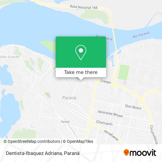 Dentista-Ibaquez Adriana map